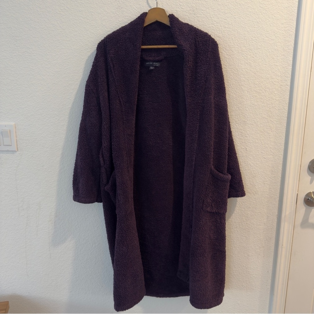 Barefoot Dreams- CozyChic Robe in Purple- Size 1